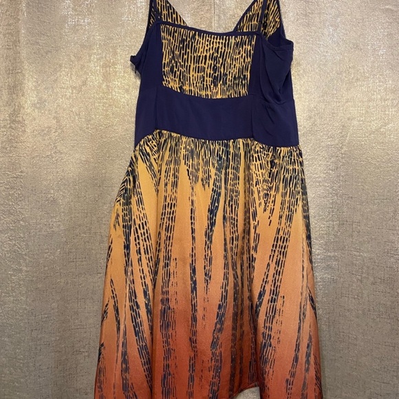 Urban Outfitters Ecotè Boho Ombré Spaghetti Strap Multicolored Mini Dress - Picture 11 of 16